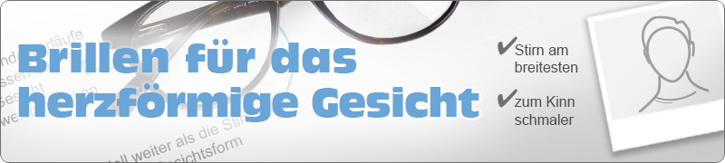 Herzförmiges Gesicht Herren