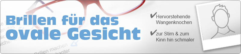 Ovales Gesicht Herren