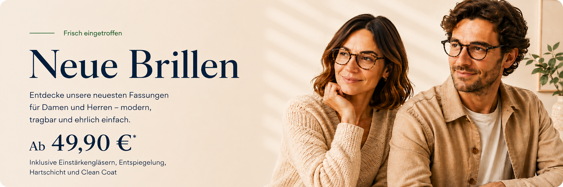 Neue Brillen
