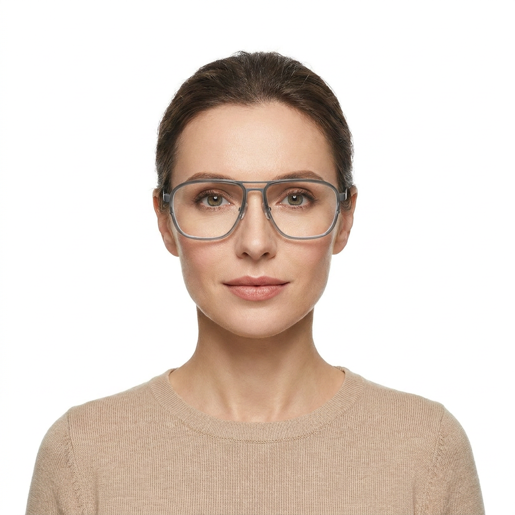 Model wearing glasses