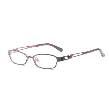 Trendige Vollrandbrille in Schwarz & Rot