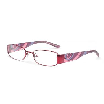  Damenbrille im kräftigen Rotton