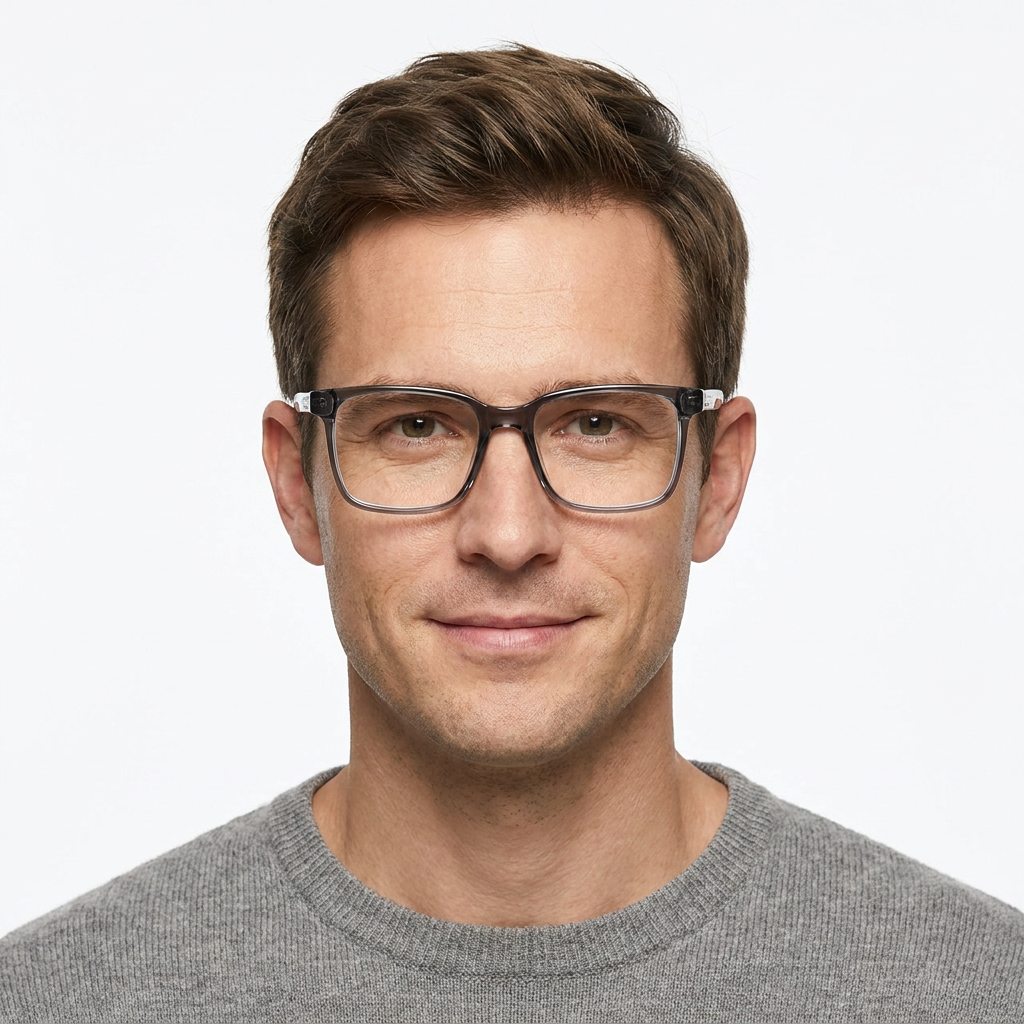 Model wearing glasses