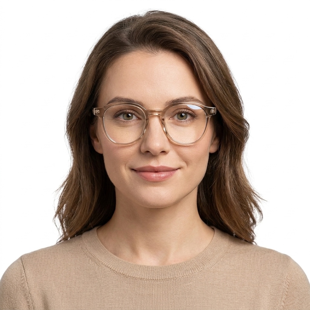 Model wearing glasses