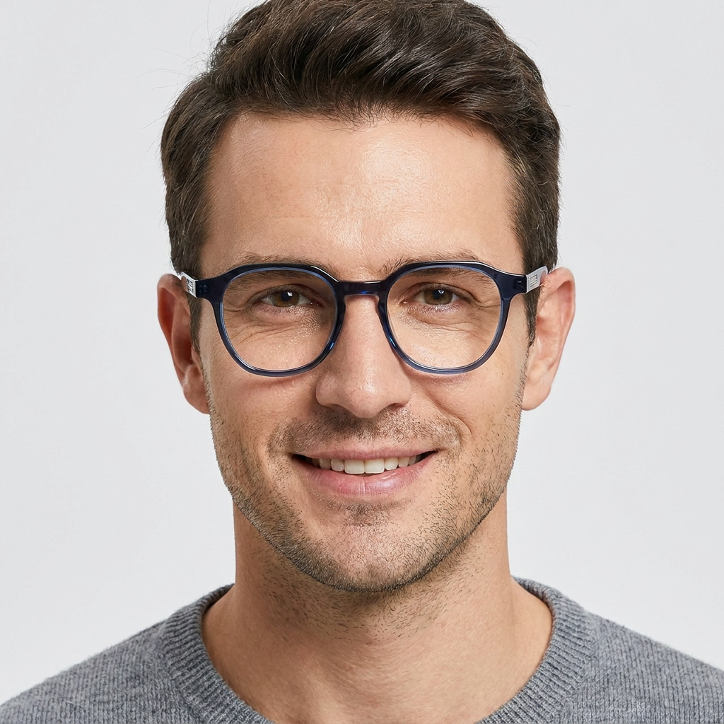 Model wearing glasses
