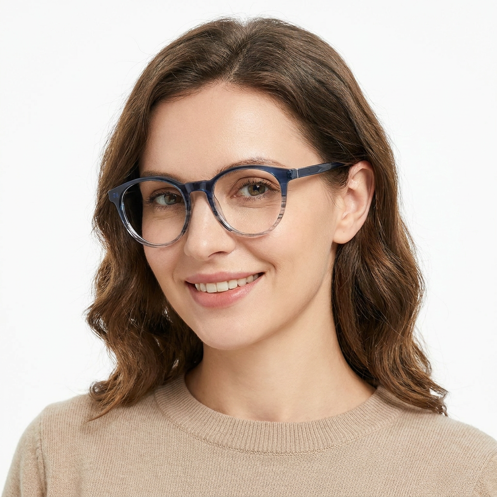 Model wearing glasses