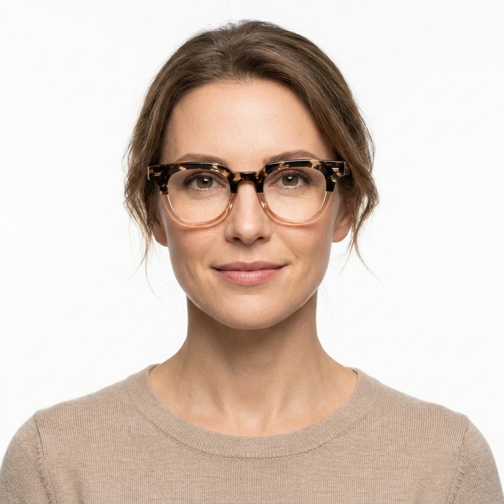 Model wearing glasses