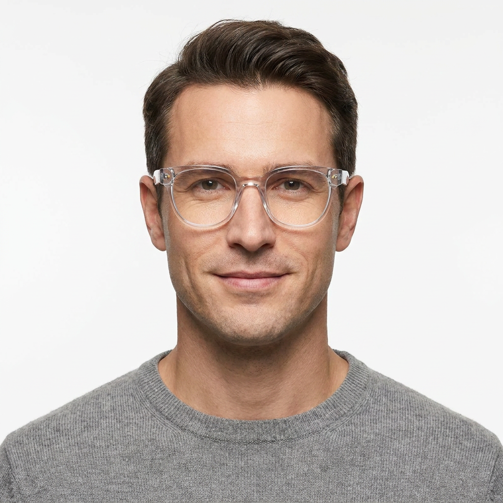 Model wearing glasses