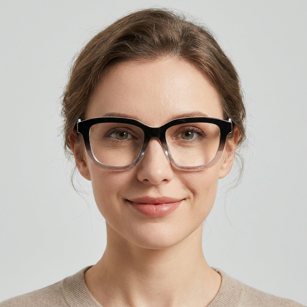 Model wearing glasses
