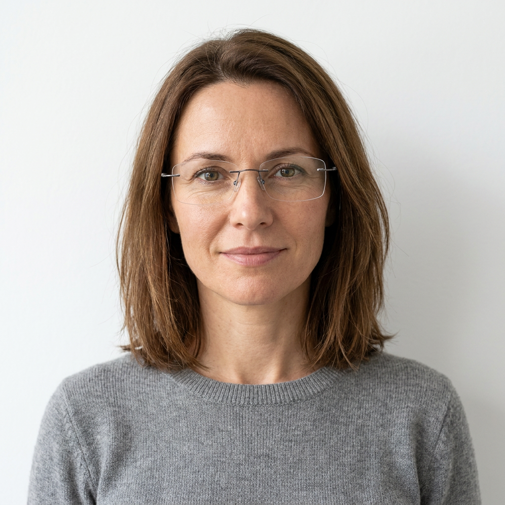Model wearing glasses