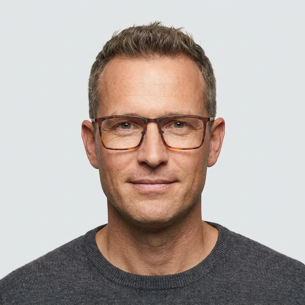 Model wearing glasses