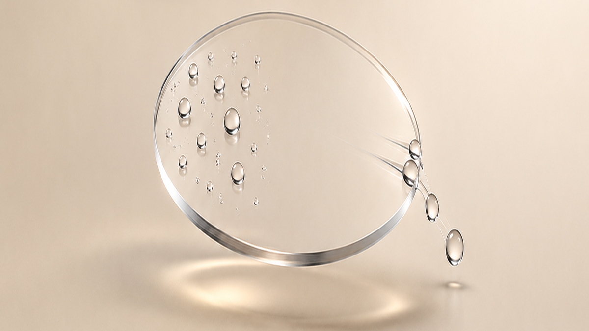 Clean Coat mit Wasserperlen