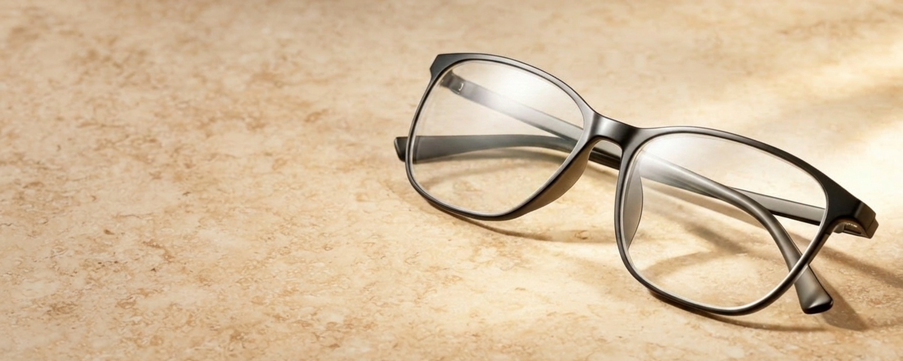 Brille auf Stoff