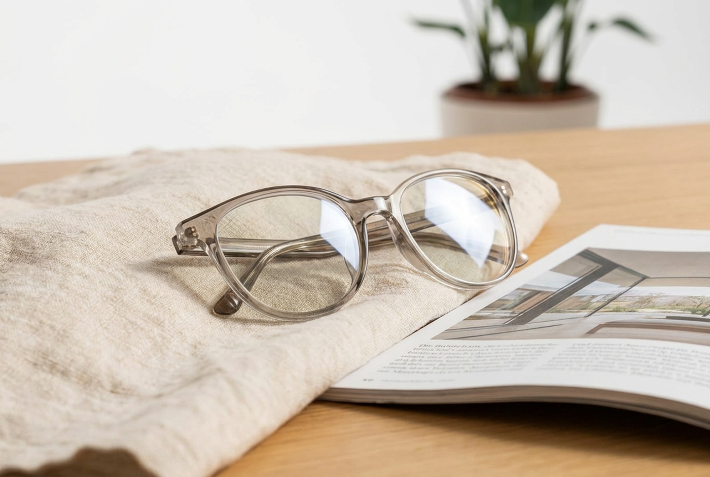 Sonnenbrille mit getönten Gläsern